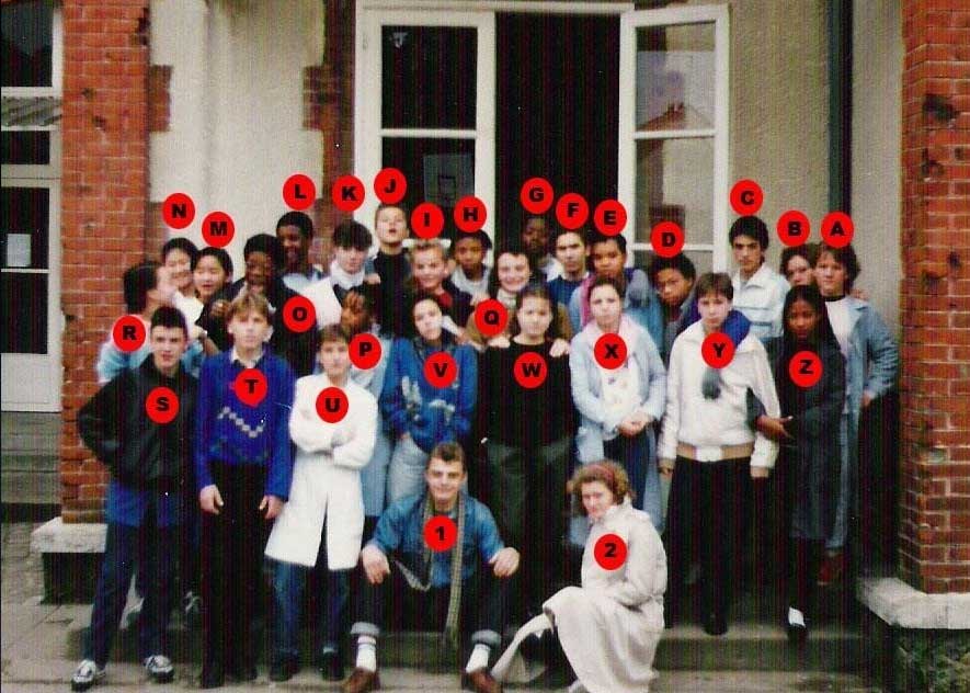 La classe de  en 1982.